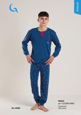 PIGIAMA RAGAZZO M/L V40010 Tellini S.R.L. Velkoobchodní oblečení